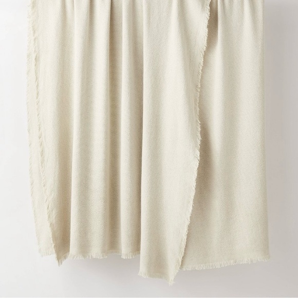 Full/Queen 100% Cotton Bed Blanket Light Beige - Threshold designed with Studio - Picture 3 of 5